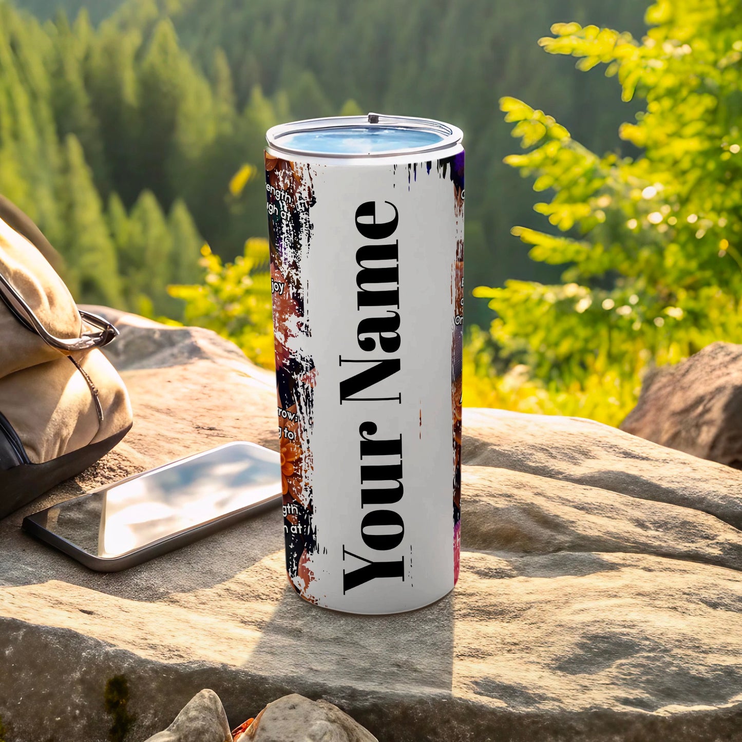 Personalized Custom Name Insulated Travel Tumbler Cup