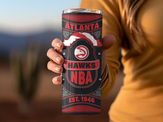 Atlanta Hawks NBA Established 1946 Official Logo Tumbler