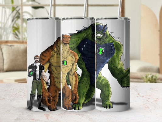 Hero and Aliens Series Stainless Steel Drink Tumbler