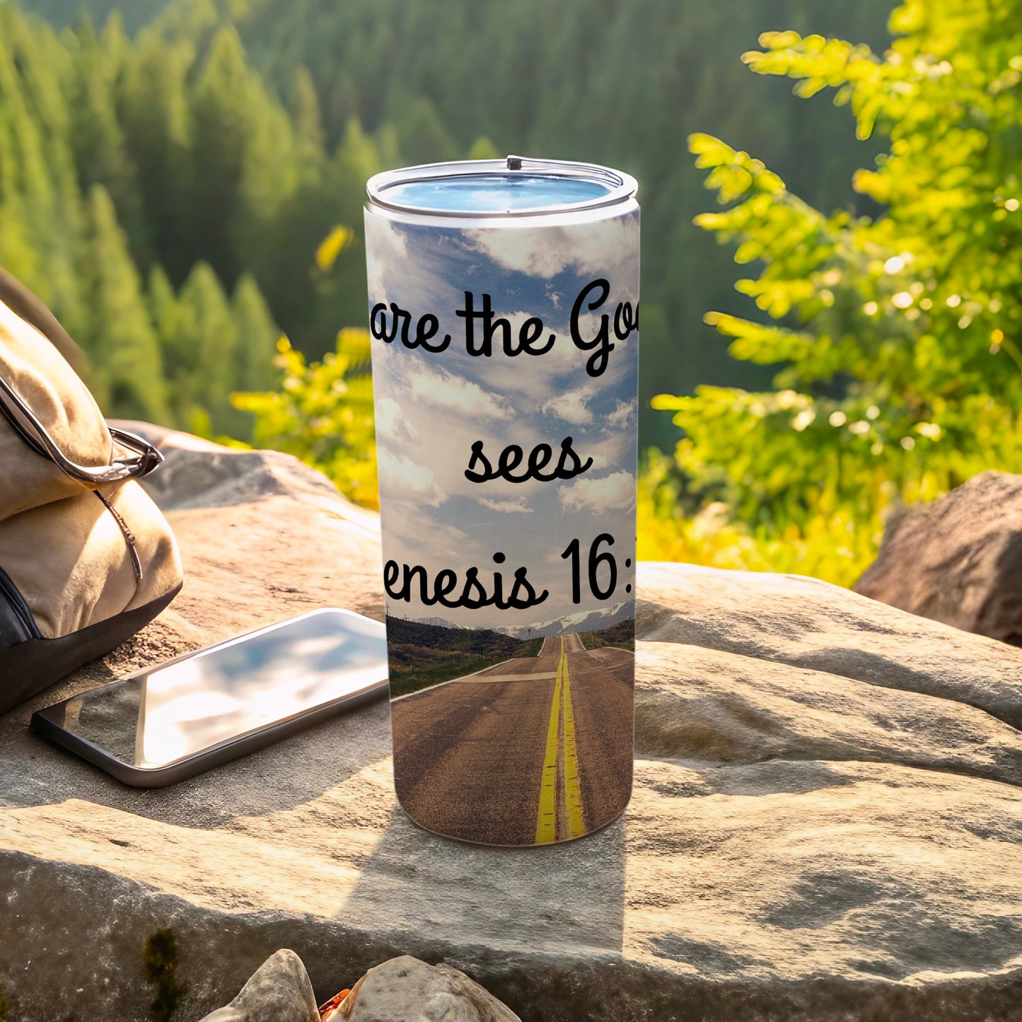 You Are the God Who Sees Genesis 16 Tumbler Cup