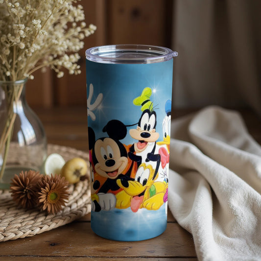 Cheerful Cartoon Characters Tumbler For Everyday Fun