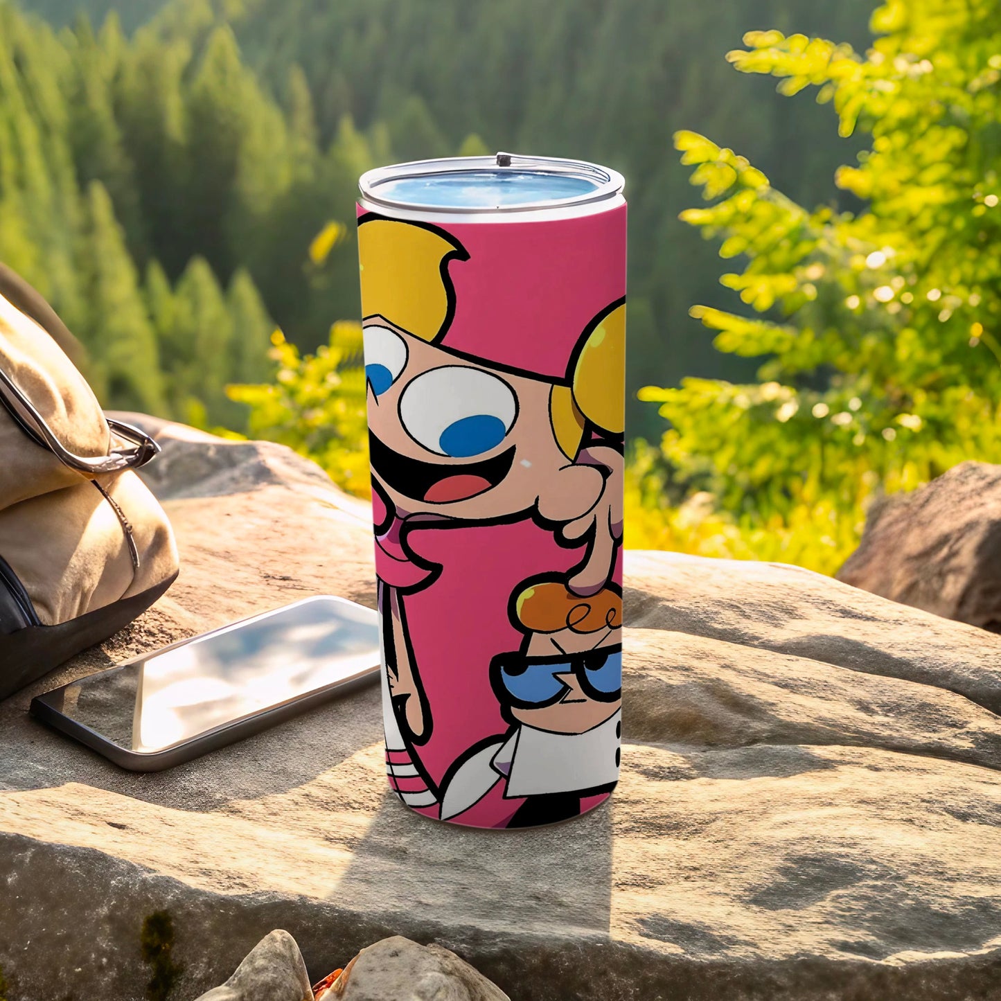 Colorful Cartoon Character Design Tumbler Mug