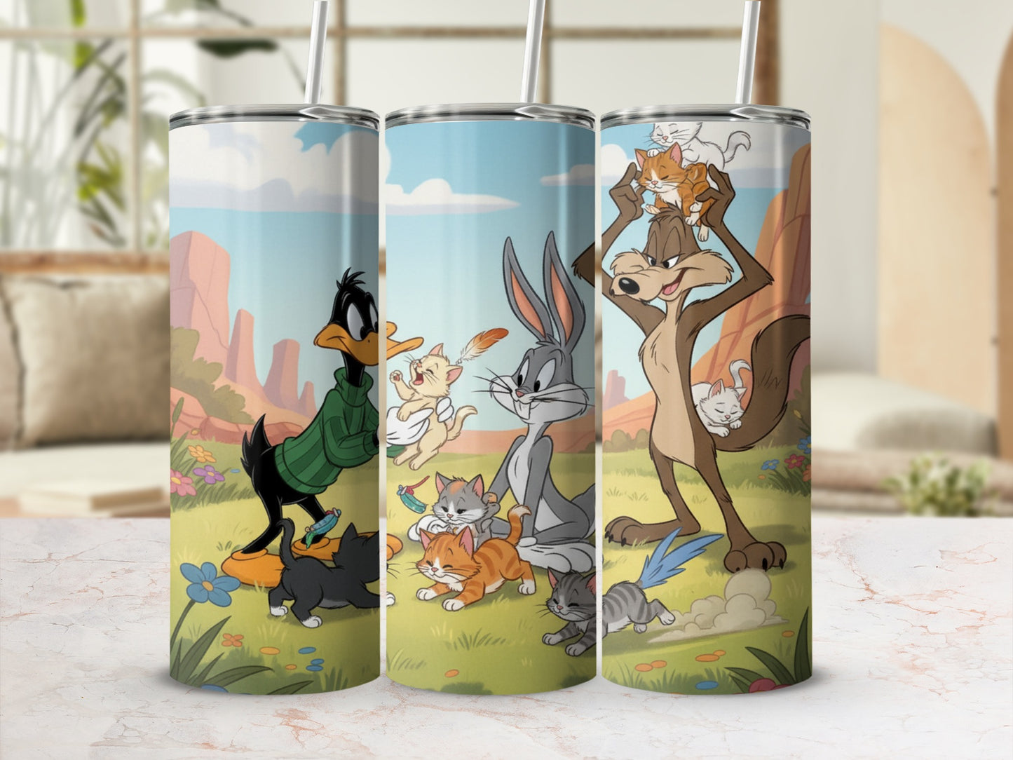 Fun Cartoon Characters Tumbler for Animated Series Fans