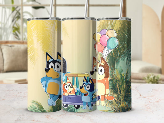 Cartoon Balloon Design Kids Insulated Tumbler Product