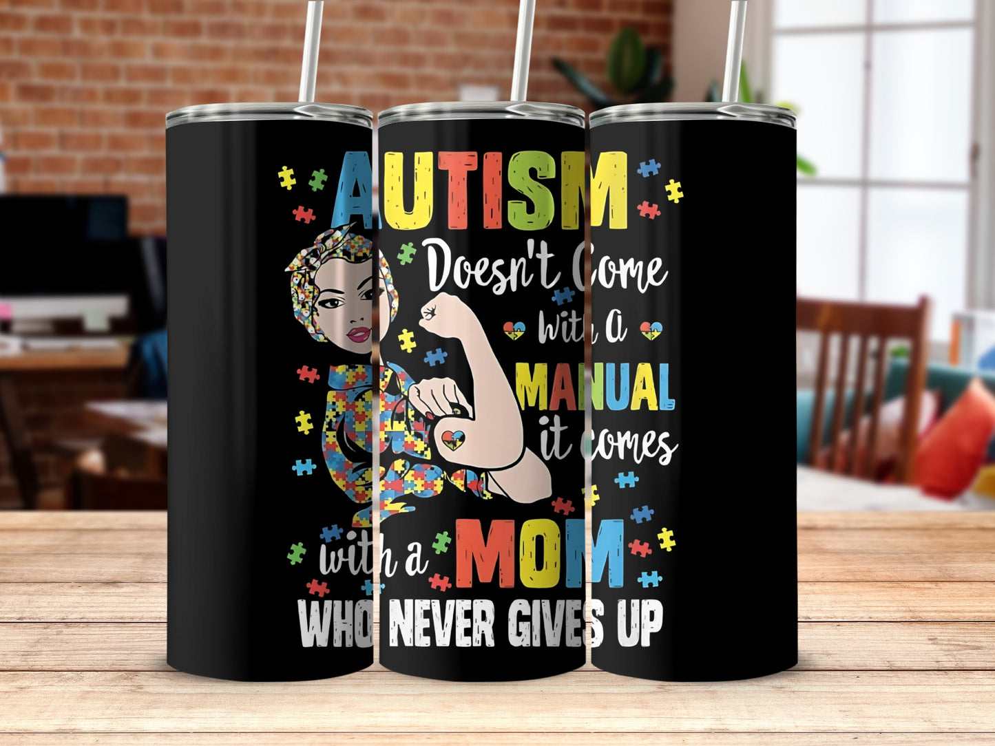 Autism Doesn't Come With A Manual Travel Mug