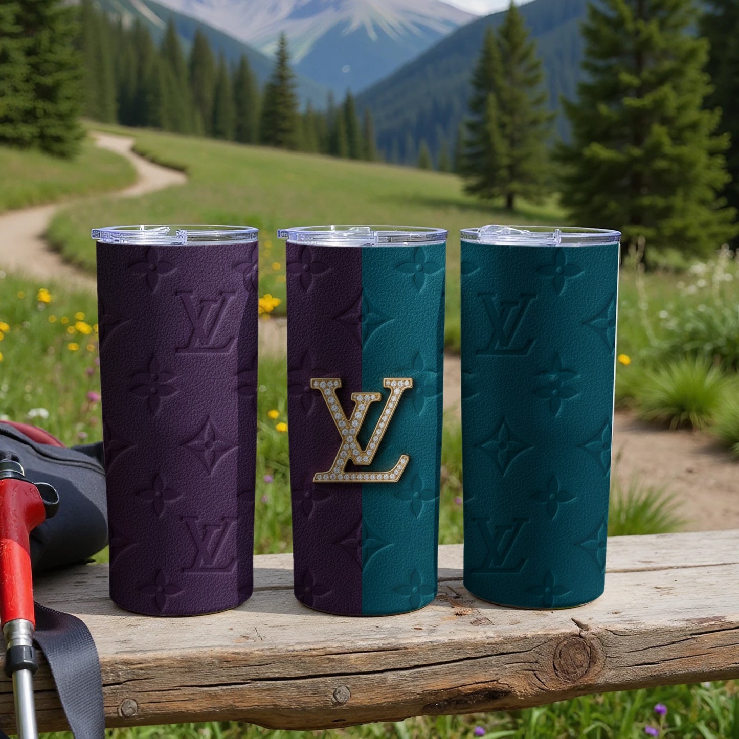 Elegant Designer Logo Tumblers for Travel and Home