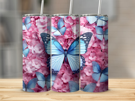 Floral Blue Butterflies Pattern Pink Hydrangea Tumbler product type
Tumbler
Butterfly
Pink Flowers
Blue Butterfly
Floral Design
Hydrangea
Drinkware
Nature Pattern
Spring Theme
Summer Vibe
Garden Art
Gift Idea
Her Gift
Women's Accessory
Cute Design
Aesthetic Cup
Vibrant Print
Beautiful Art
Personalized Gift
Beverage Holder