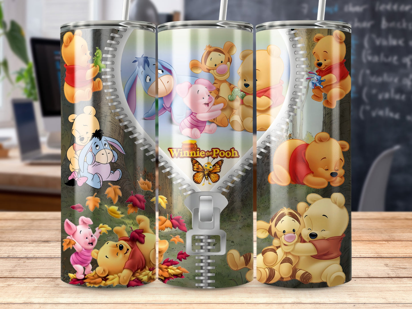 Winnie the Pooh and Friends Themed Tumbler