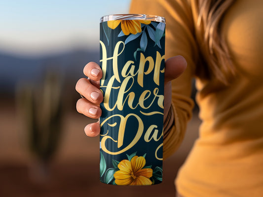 Happy Mother's Day Floral Design Mother's Day Gift Tumblers