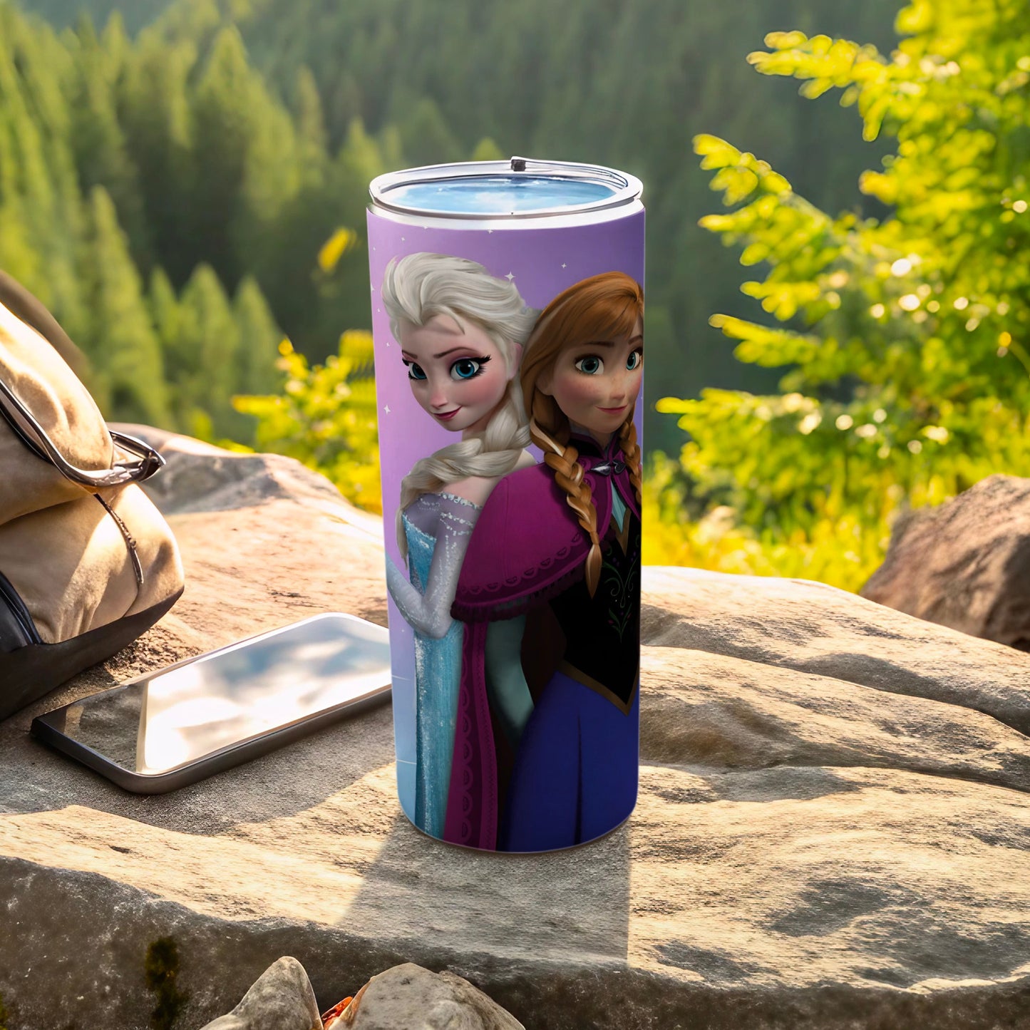 Frozen Sisters Outdoors Scene Tumbler Product