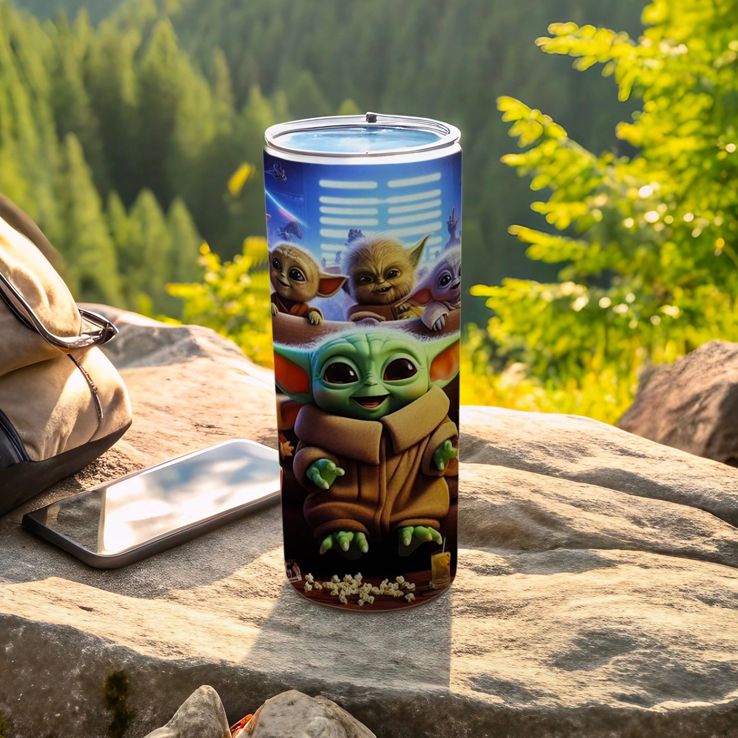 Cute Alien Characters Insulated Tumbler Cup 20oz