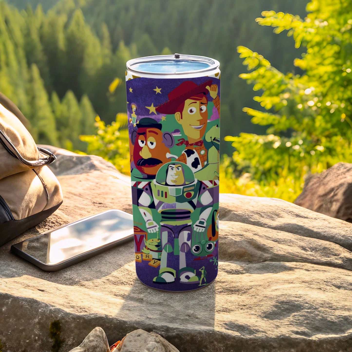 Toy Story Tall Tumbler Featuring Buzz Lightyear and Woody