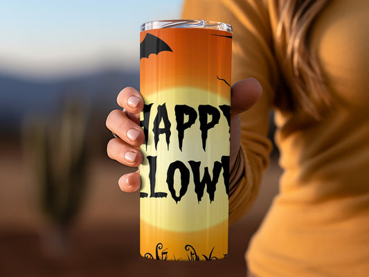 Halloween Themed Happy Halloween Tumbler Cup