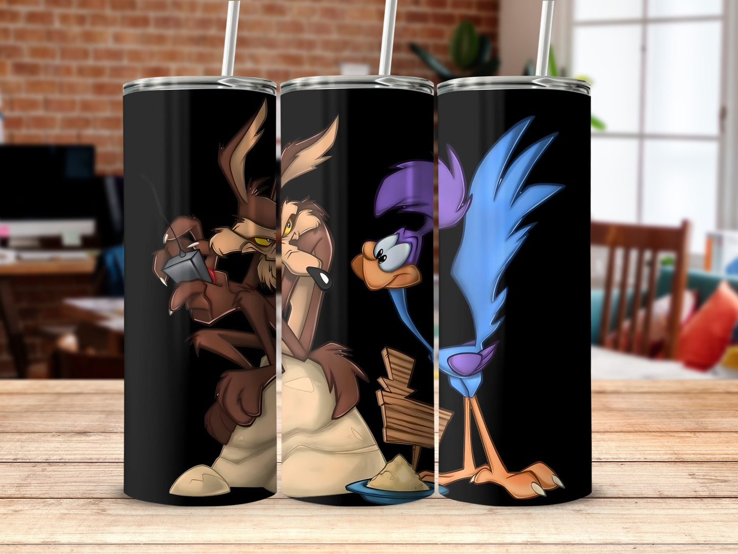 Wile E Coyote and Road Runner Tumbler product