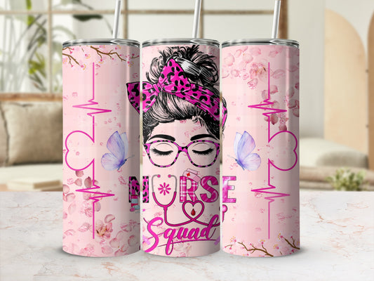 Nurse Squad Insulated Stainless Steel Tumbler Cup