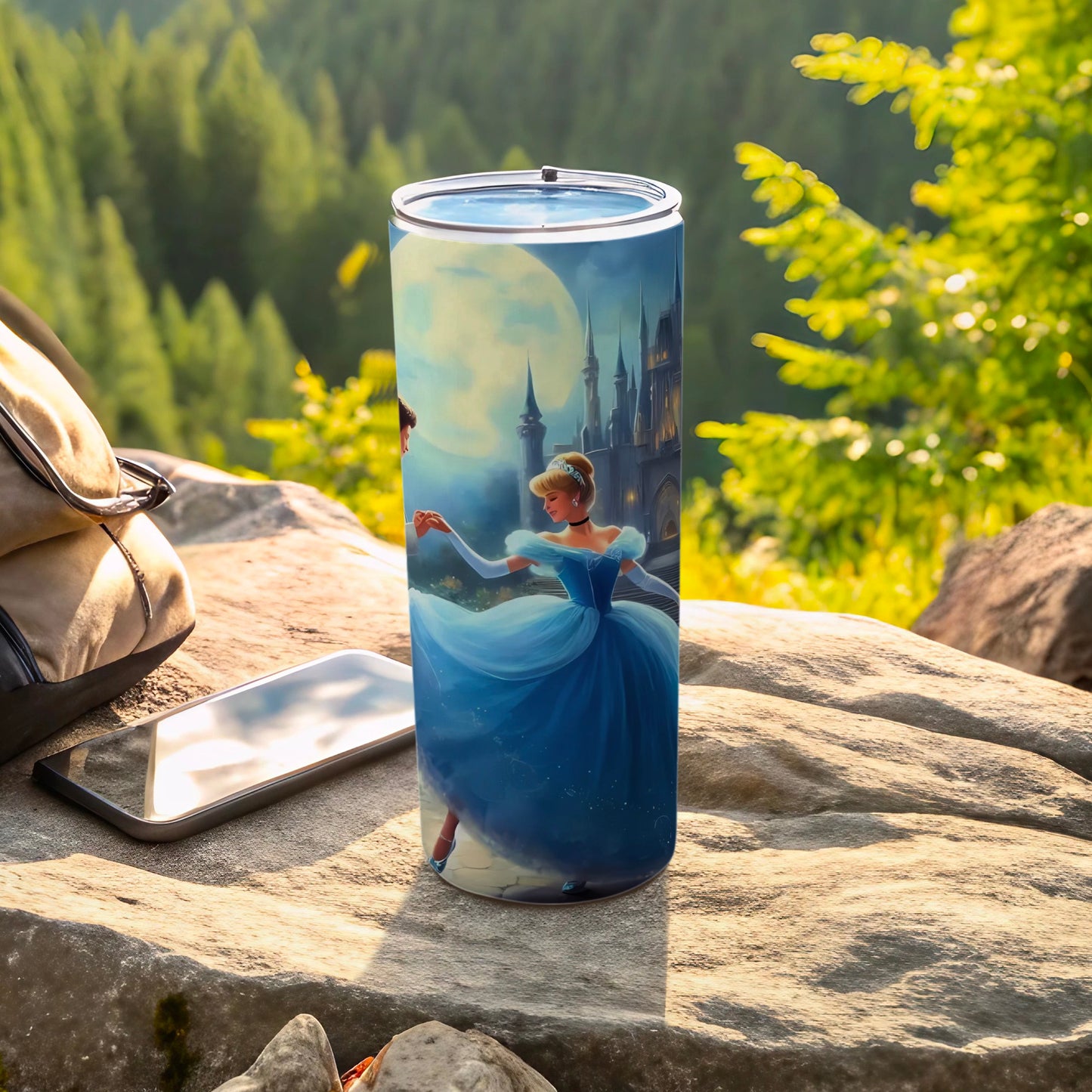 Cinderella Castle Design Insulated Travel Tumbler Cup