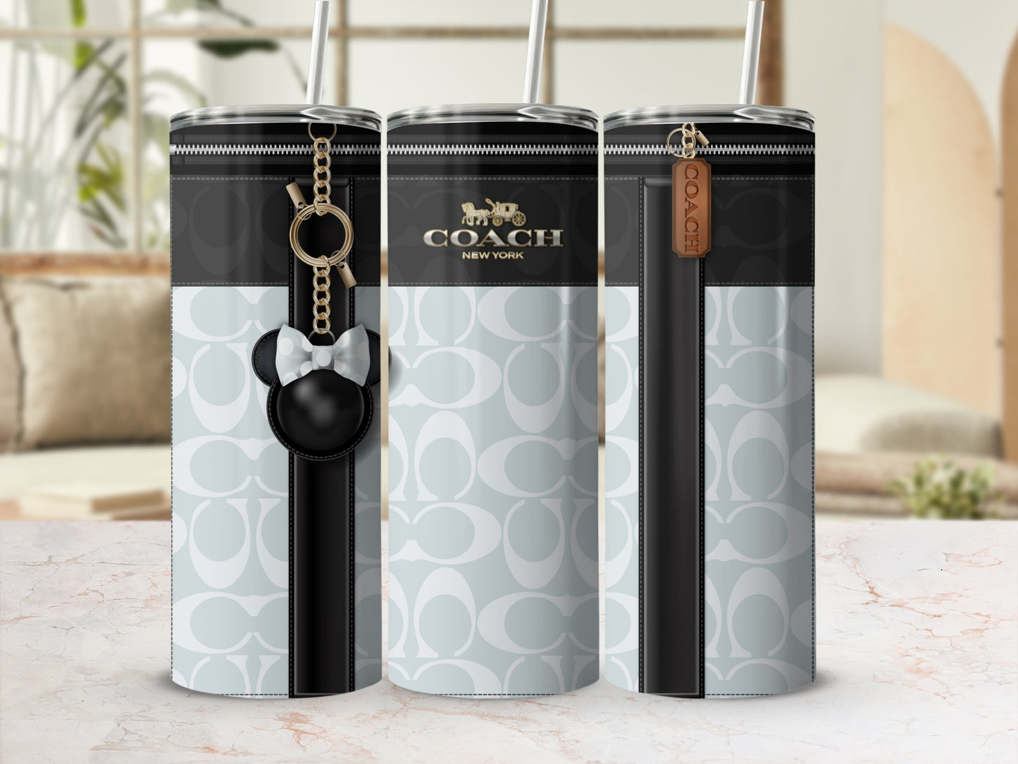 Stylish Coach New York Design Insulated Tumbler
