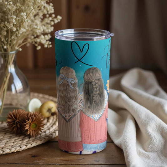 Custom Personalized Best Friends Tumbler featuring Artwork