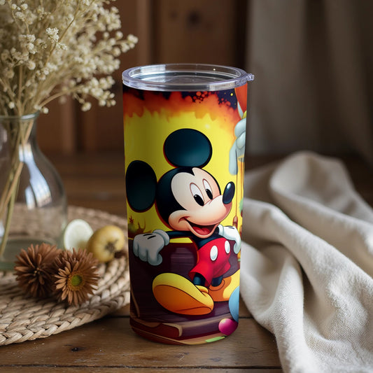 Mickey Mouse Magic Themed Tumbler with Lid