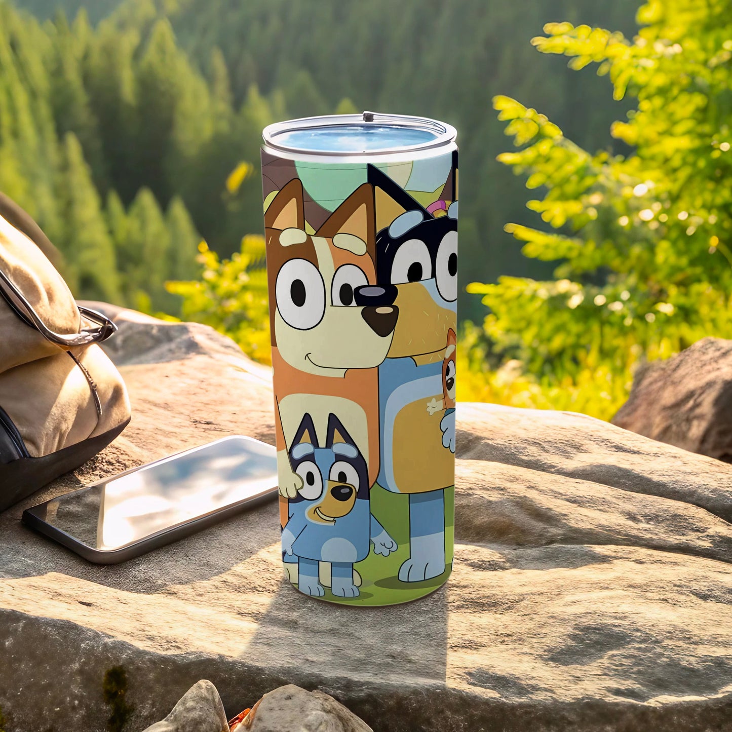 Bluey Cartoon Character Insulated Tumbler for Kids