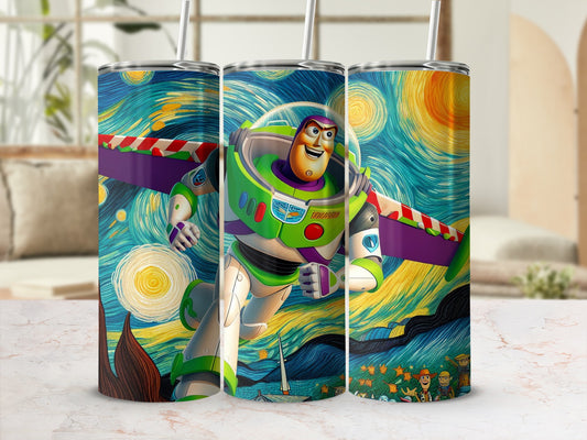 Buzz Lightyear Starry Night Inspired Tumbler Product
