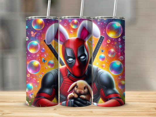 Deadpool Easter Bunny Rabbit Colorful Bubbles product type