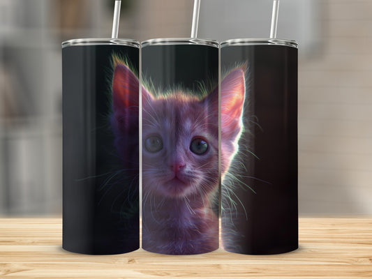 Big Eyed Glowing Kitten Dark Background product type
Kitten, Cat, Animal, Pet, Glowing, Neon, Dark, Cute, Adorable, Mystical, Enchanting, Fantasy, Bright, Tumbler, Drinkware, Cup, Bottle, Cat Lover, Gift Idea, Unique Design
