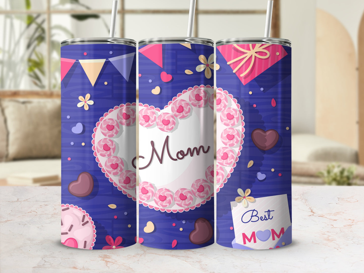 Mother's Day Best Mom Gift Tumblers for Drinks