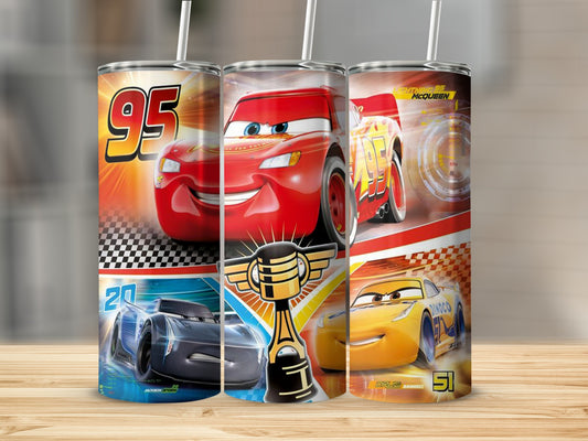 Lightning McQueen Cars 95 Themed Tumblers for Kids