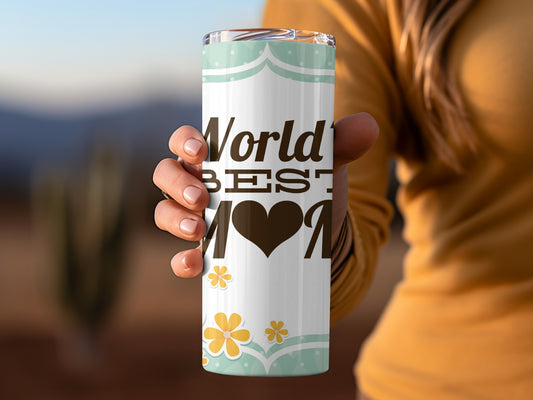World's Best Mom Insulated Travel Tumbler Gift