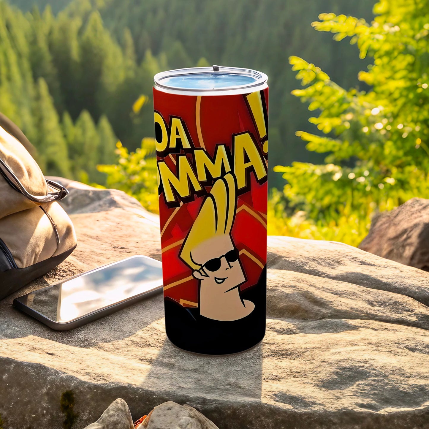 Doa Mma! Character Design Stainless Steel Tumbler