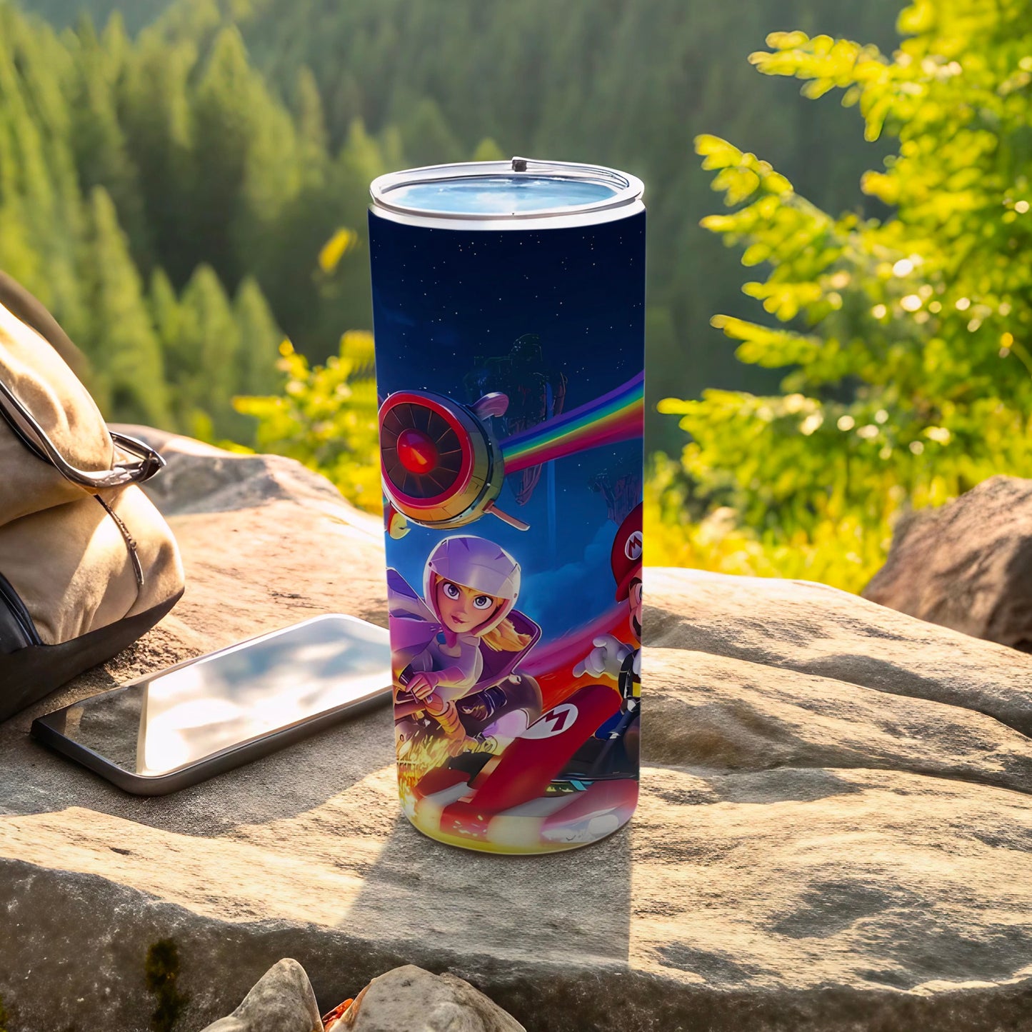 Mario Kart Character Design Insulated Tumbler Cup