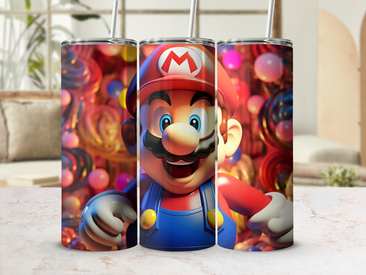 Colorful Character Themed Insulated Tumbler Flask