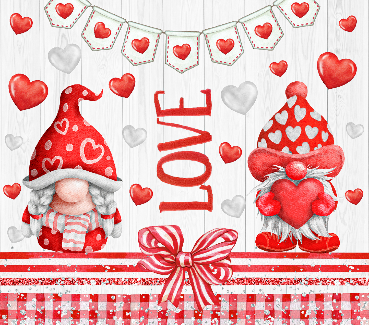 Gnome Valentine Love Tumbler