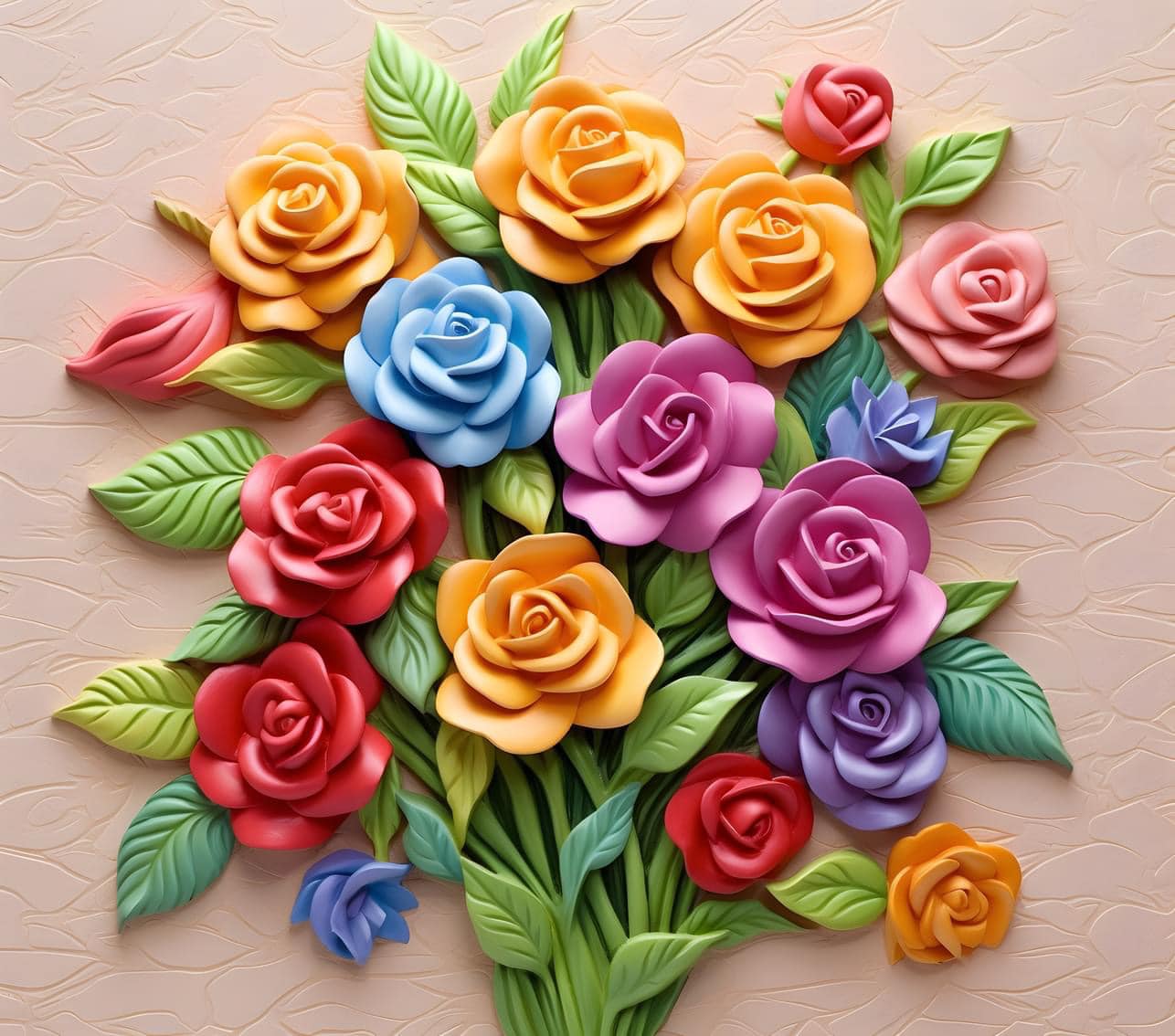 Brightly Colored flowers