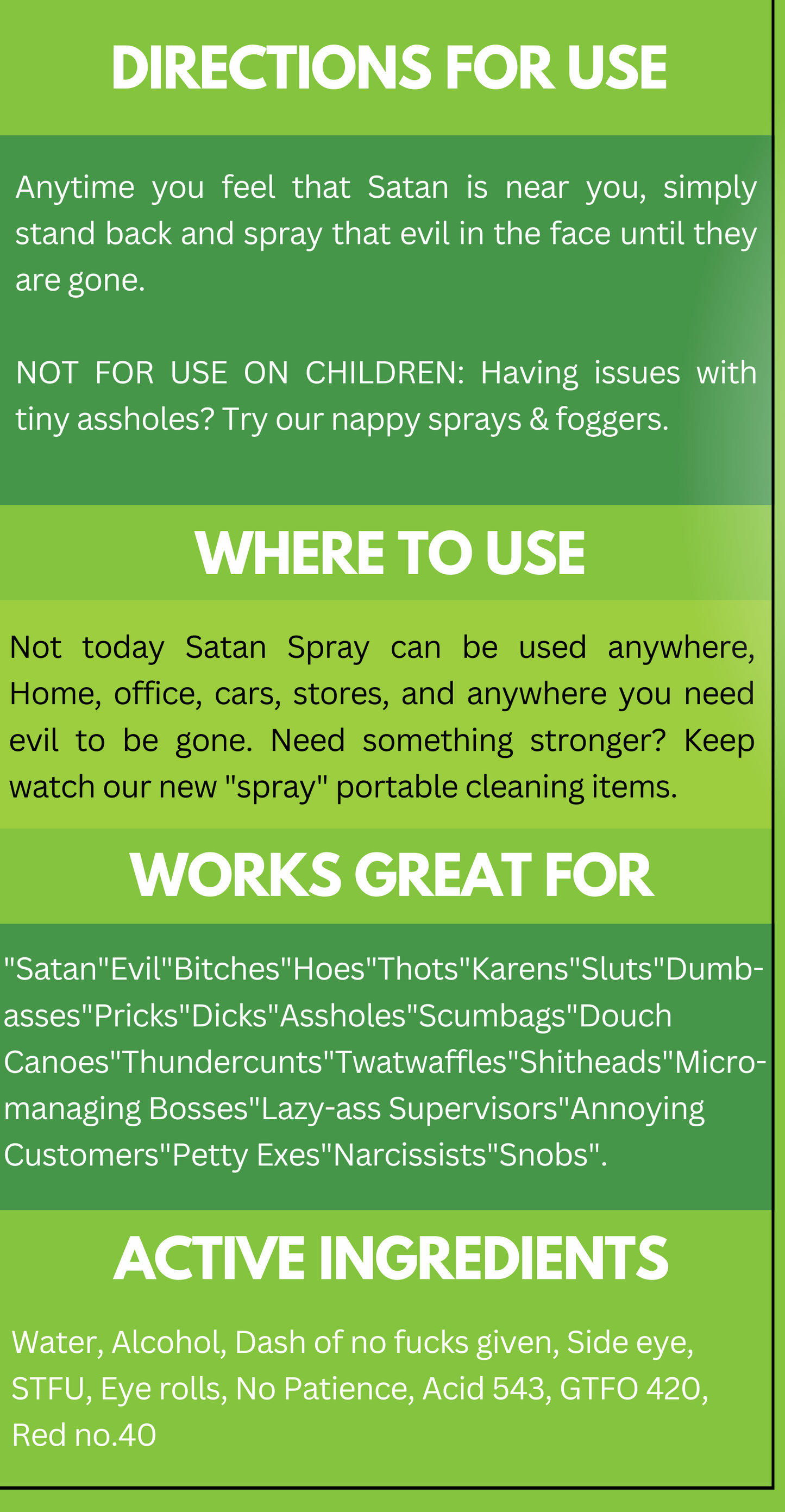 Not Today Satan Blue "Spray" tumbler