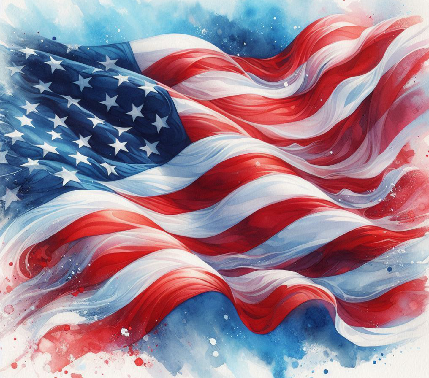 Patriotic Pride USA Flag tumbler