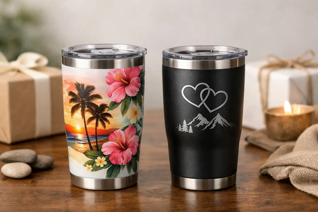 Printed Tumblers vs Engraved for Meaningful Gifts