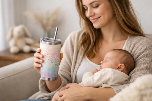 Personalized Tumbler for First Time Moms