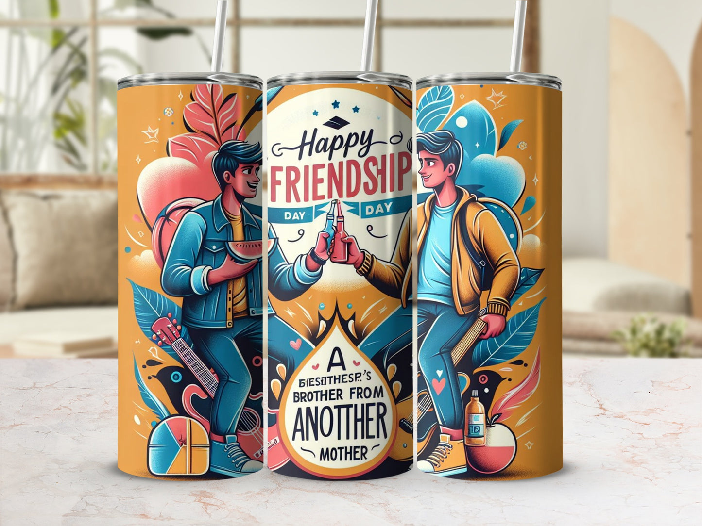 Happy Friendship Day Brother From Another Mother Tumbler