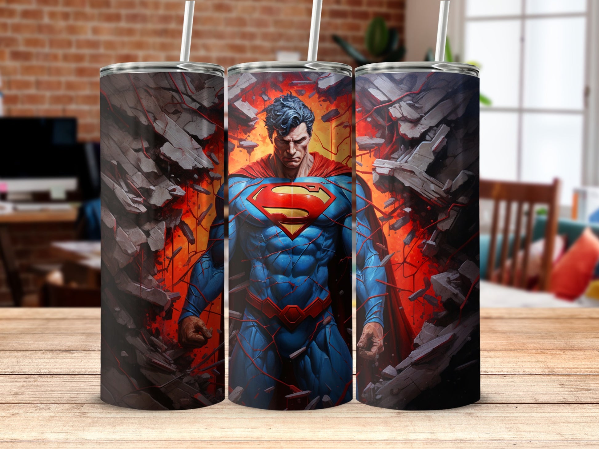 Heroic Strength Graphic Tumbler Design for Daily Use