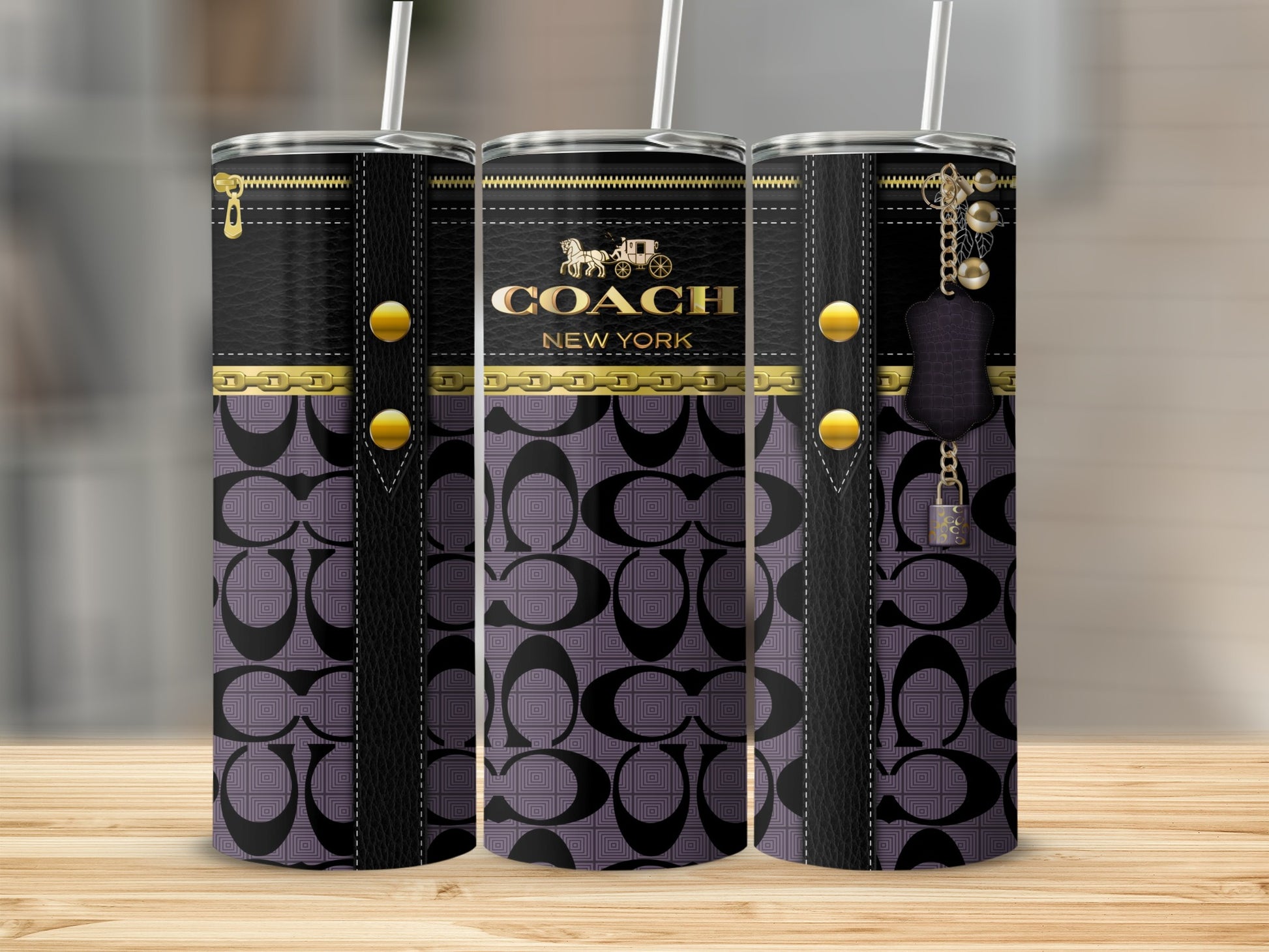 Stylish COACH New York Insulated Tumbler Cup