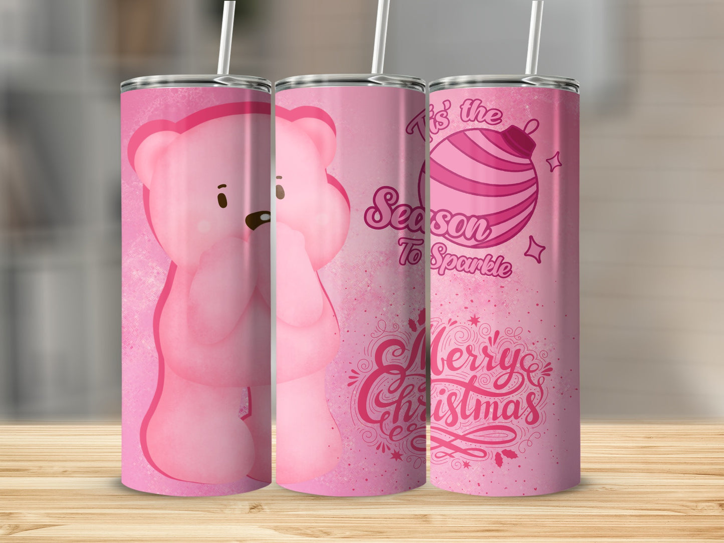 Merry Christmas Holiday Season Tumbler Cup Gift