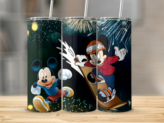 Colorful Mickey Mouse Themed Tumblers Collection