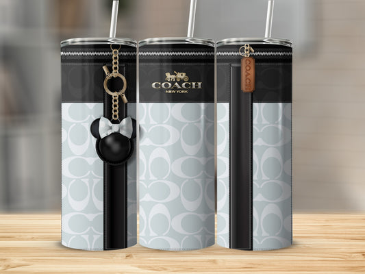 Coach New York Branded Tumblers with Keychains