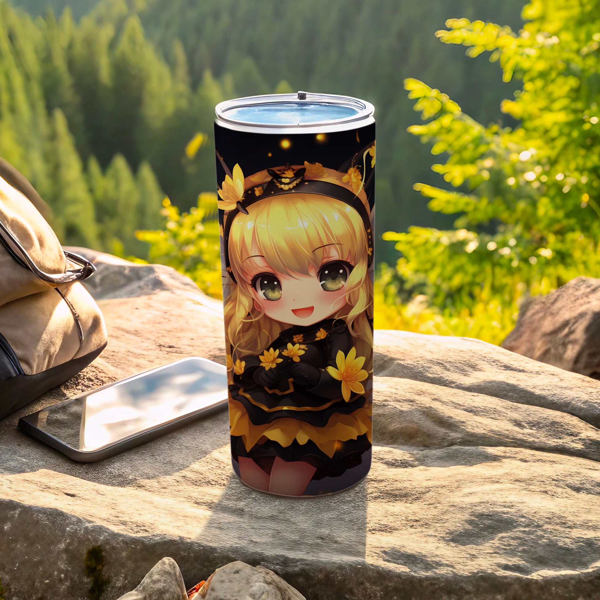 Cute Anime Bee Girl Design Insulated Tumbler product type