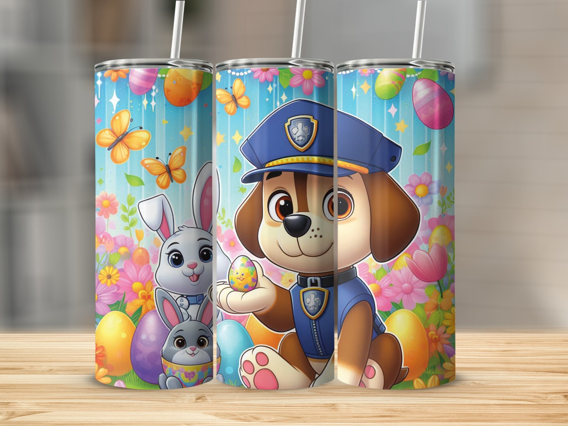 Chase Paw Patrol Easter Bunnies Eggs Spring Flowers product type