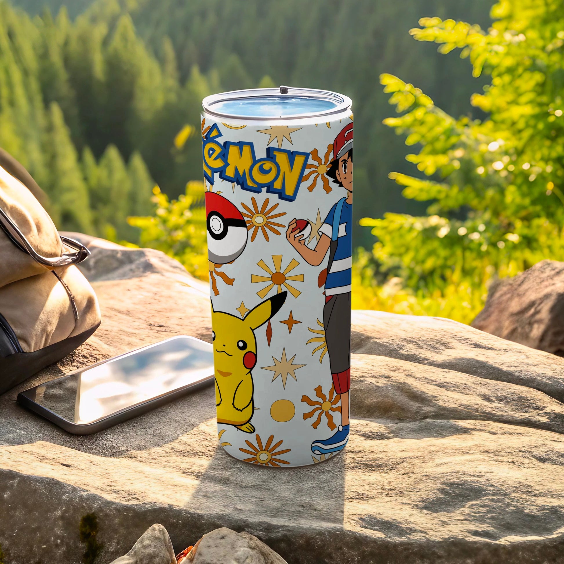 Vibrant Pokémon Themed Tumbler for Fans and Collectors