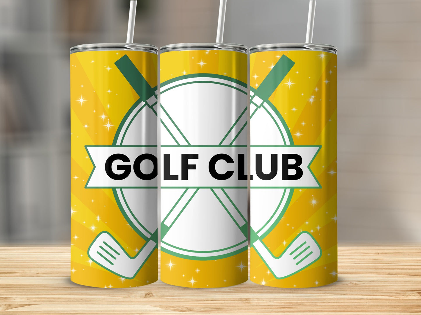 Golf Club Theme Stainless Steel Tumbler Cup