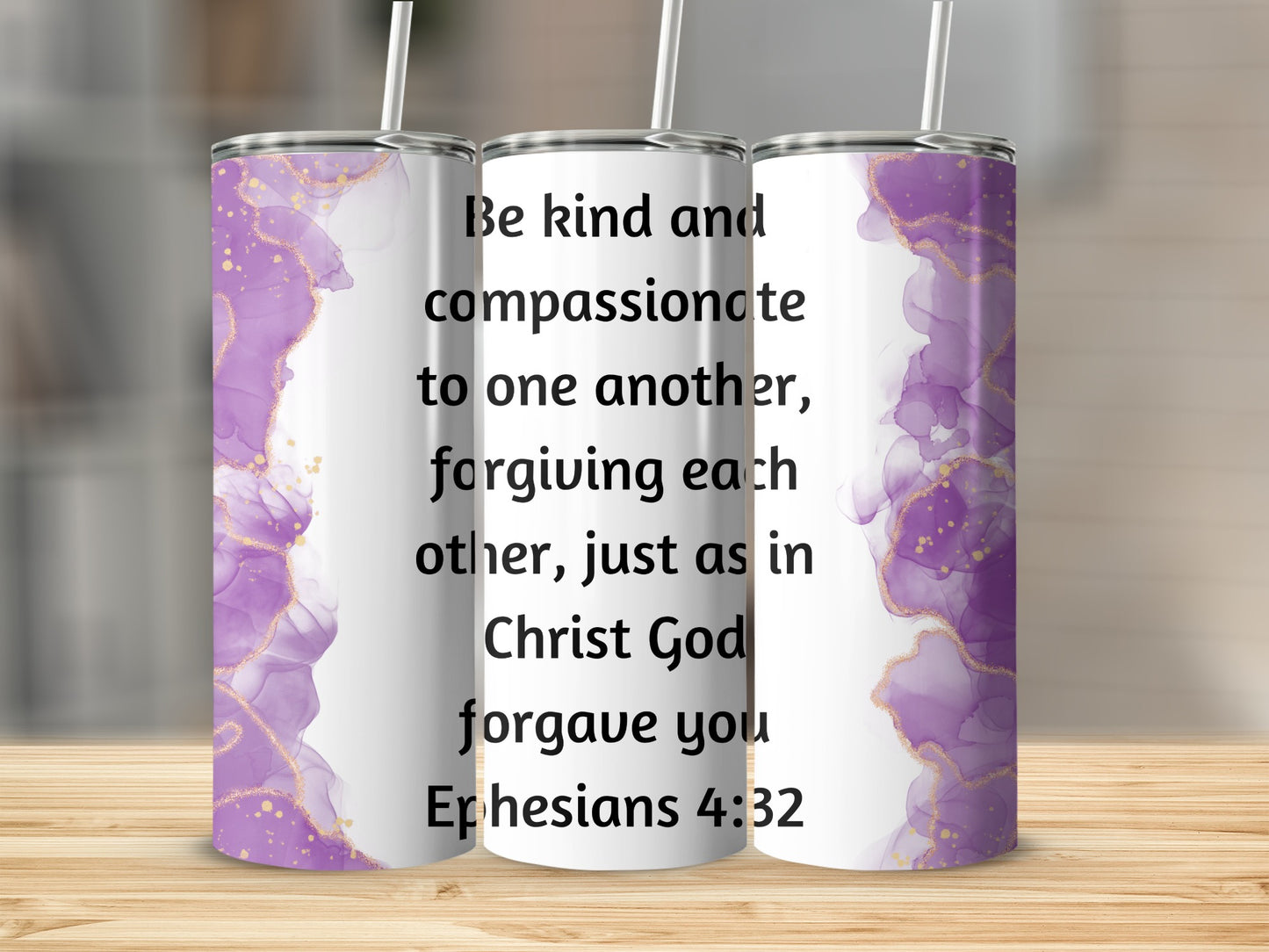 Be Kind and Compassionate Design Tumbler